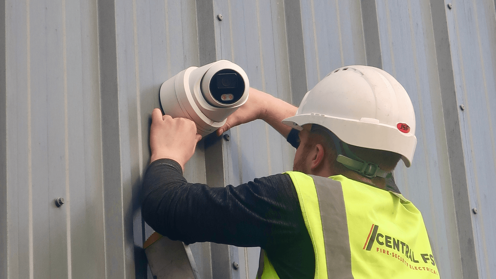 CCTV camera installed by Central FS in Glasgow